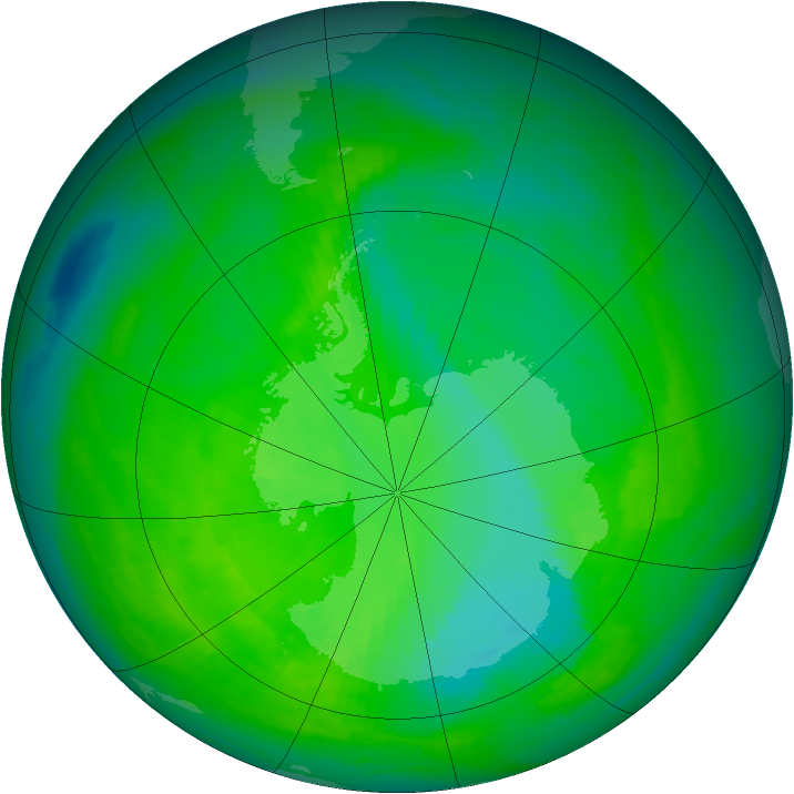 Ozone Map 1991-11-23